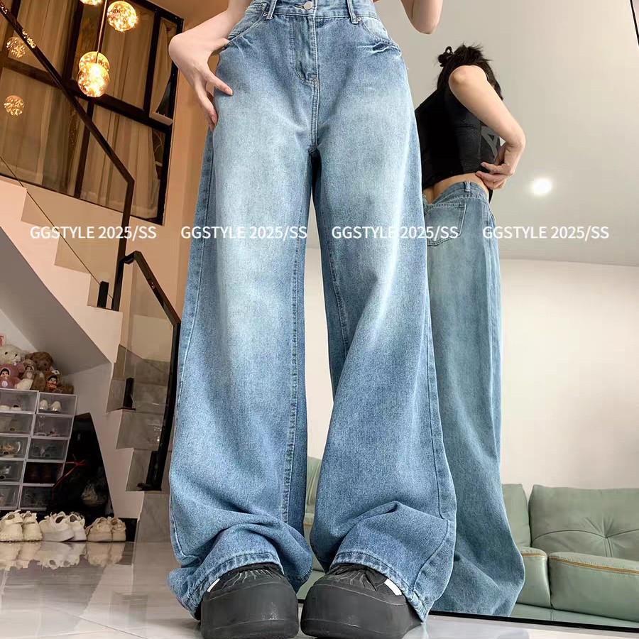 1084简约国标水洗牛仔裤SML【C8】