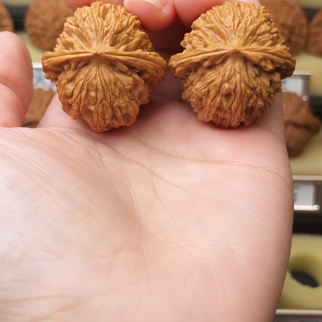 文玩核桃吊坠红豆36全品781