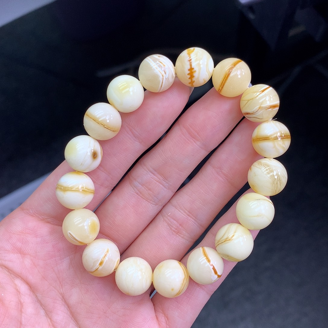 琥珀未镶嵌珠宝奇石11mm➕