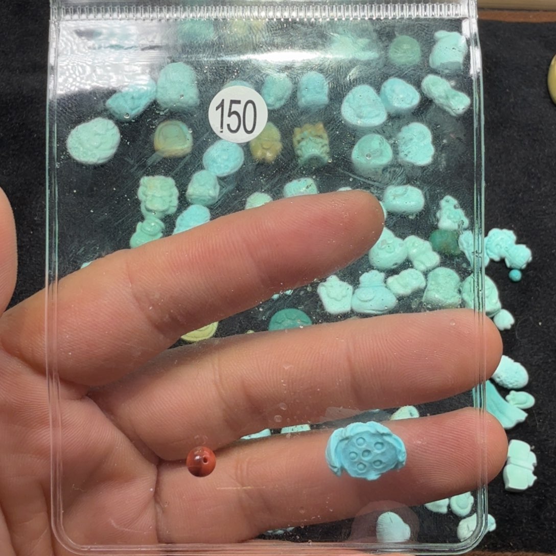 平***乐南红玛瑙未镶嵌颈饰