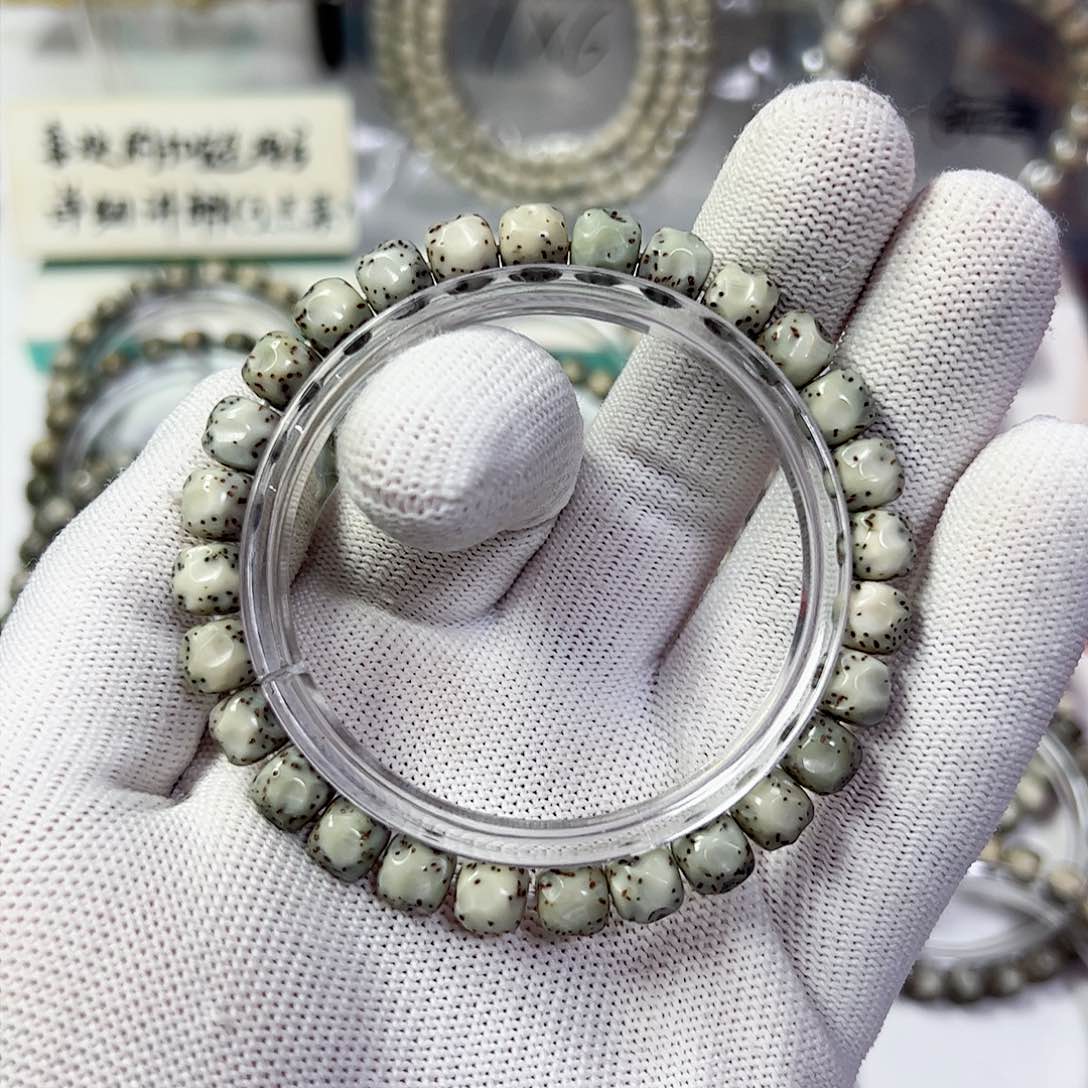 星月菩提手串87糯冰河豚无相a21