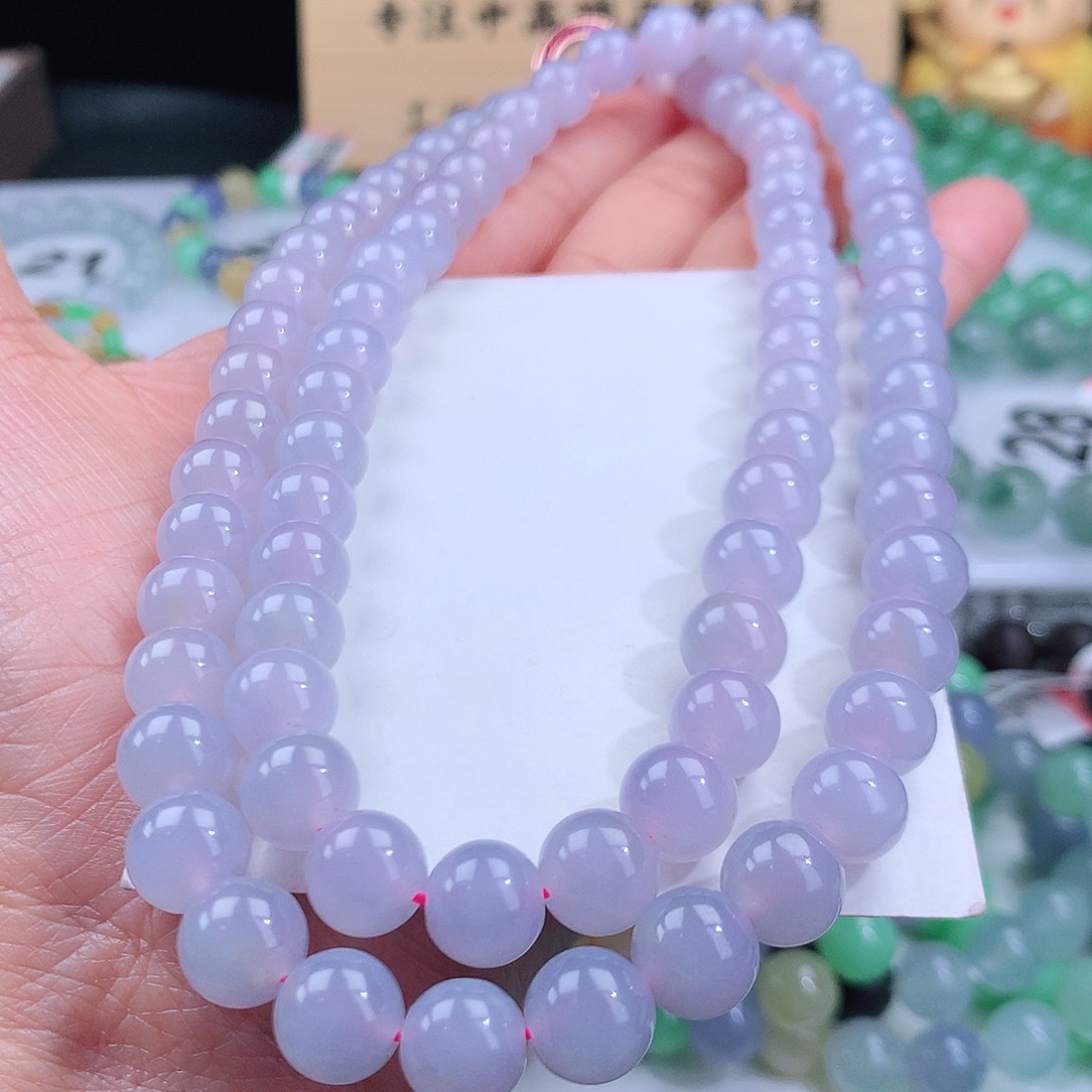 翡翠手链未镶嵌卡9mm