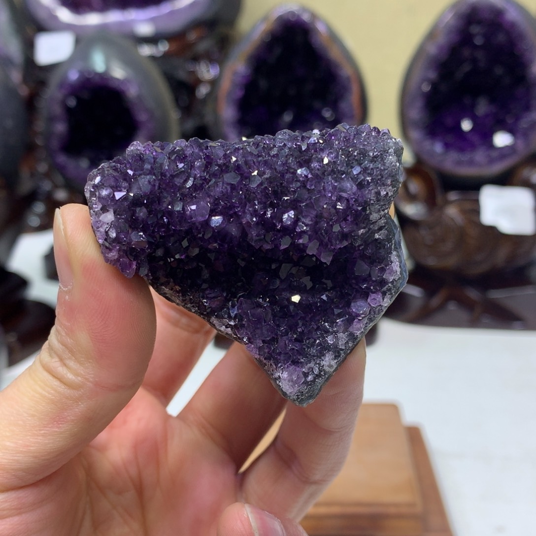 水晶紫水晶未镶嵌686