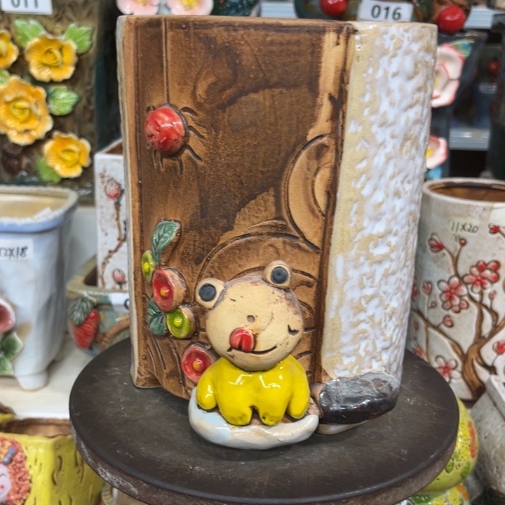 紫砂花盆粗陶材质多肉花盆