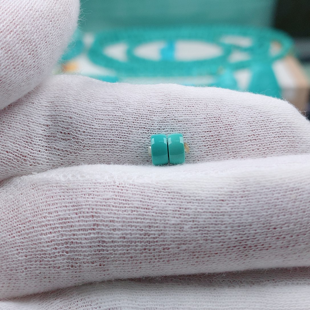 绿松石未镶嵌隔片5.6mm