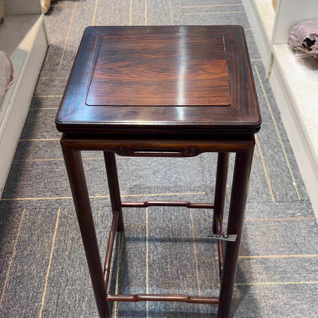 红酸枝木类端景台雲**人工艺品底座