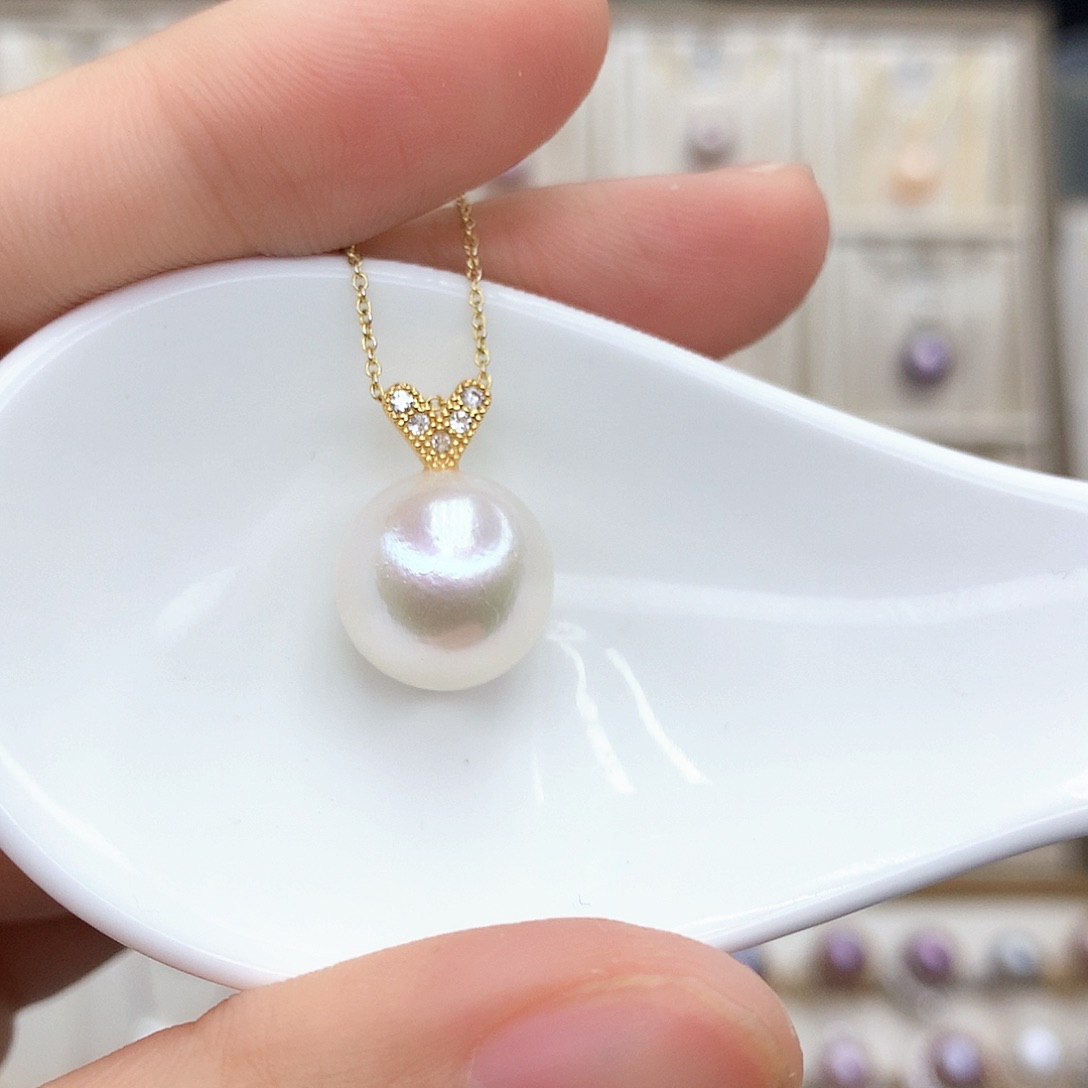 淡水珍珠颈饰合金