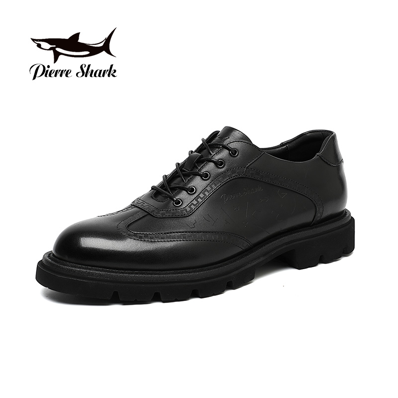 男士系带商务正装休闲皮鞋厚底正装鞋22231