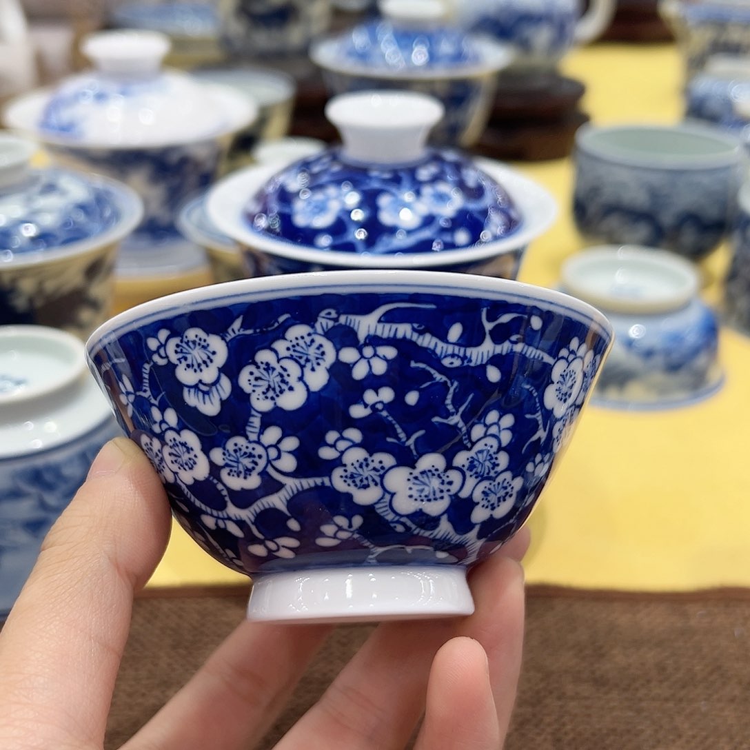 老*正宗景德镇冰梅单杯