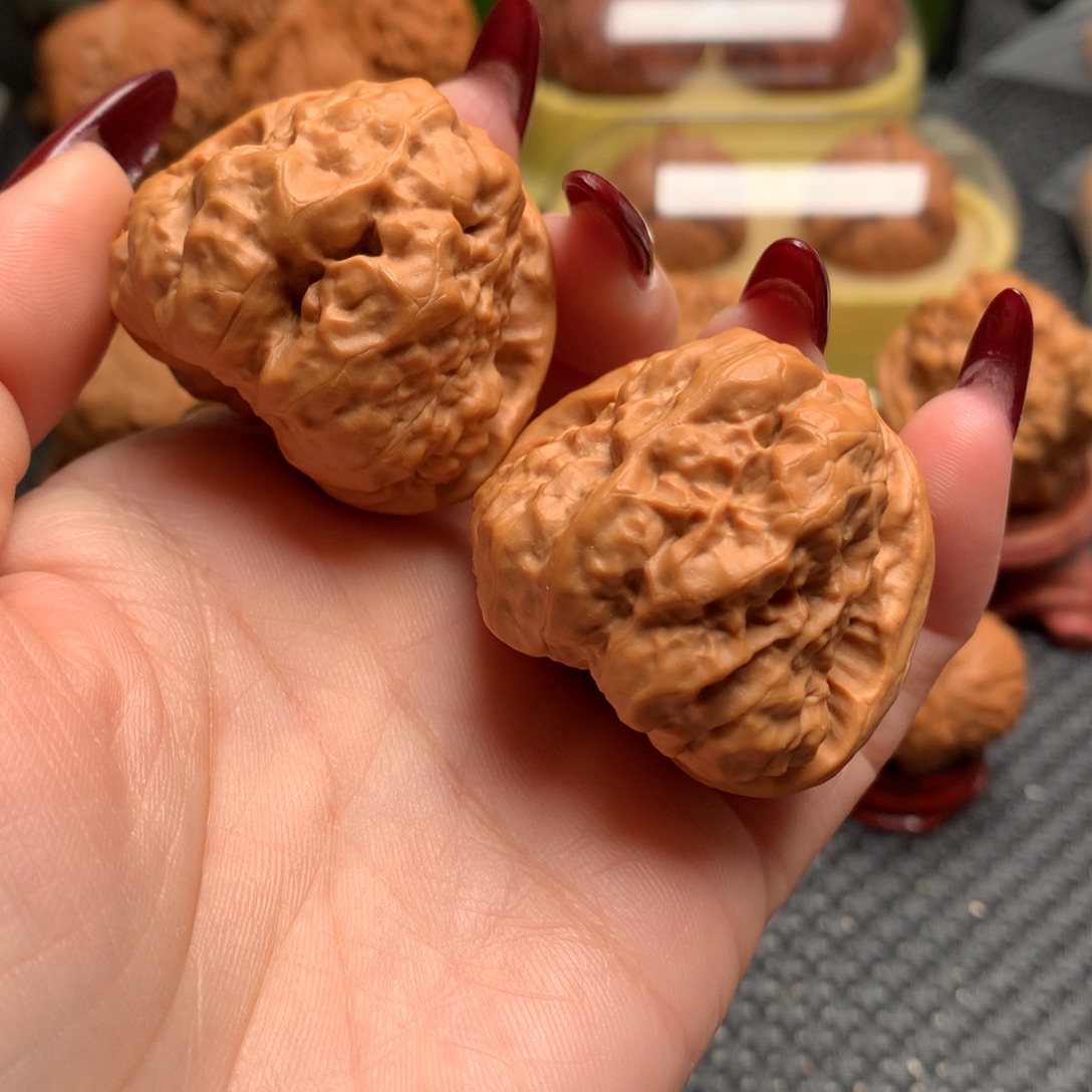 文玩核桃把件39肚42延庆蛙