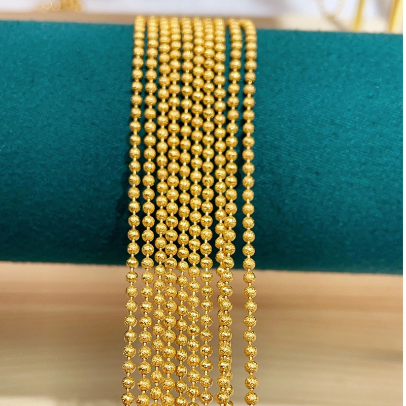 【一物一证】磨砂珠珠链（磨砂隔珠）项链