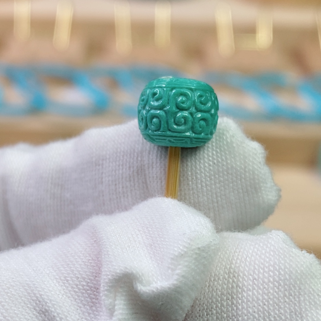 绿松石未镶嵌珠宝奇石9mm