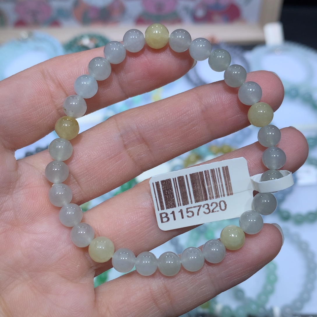 翡翠未镶嵌手链天然