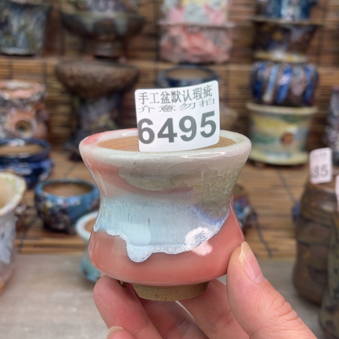 手工花盆默认瑕疵完美者勿拍