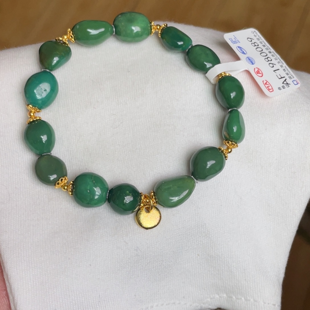 绿松石未镶嵌手链