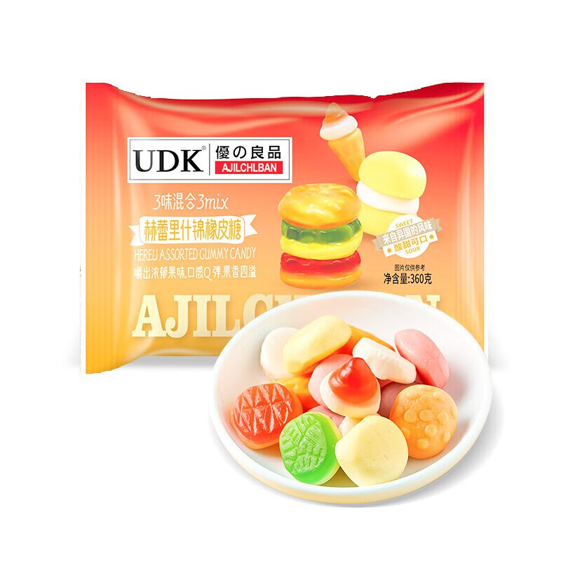 优之良品赫蕾里什锦橡皮糖