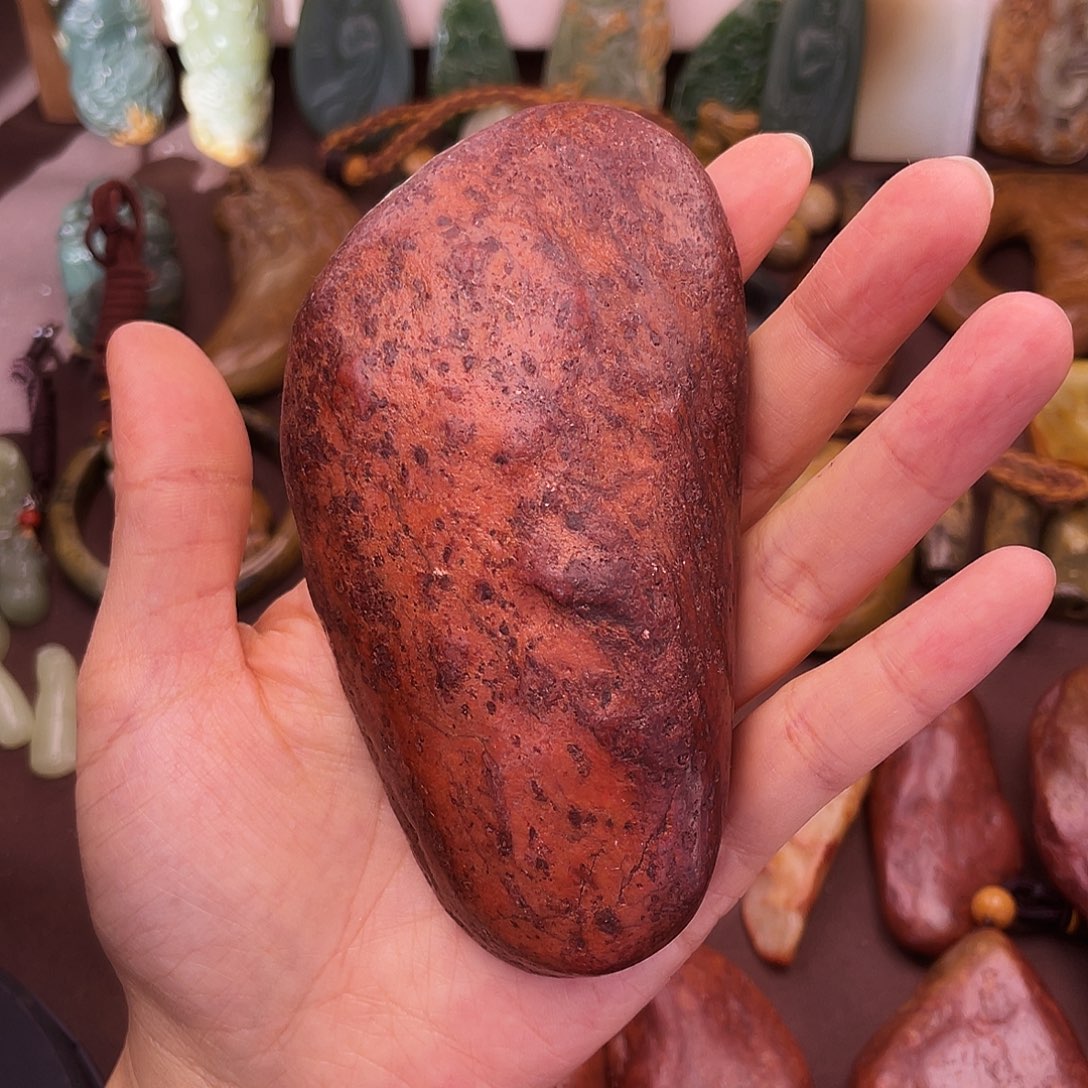 岫岩河磨玉（透闪石质玉）未镶嵌颈饰