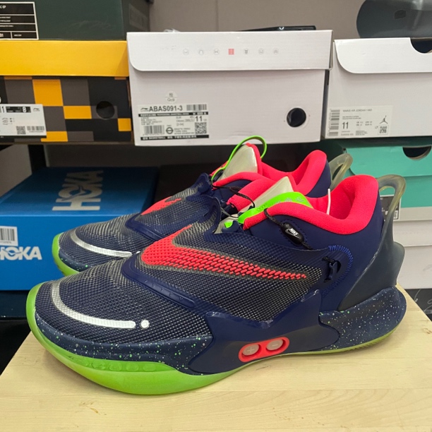 44.5码/Adaptbb 黑色/25034/篮球鞋/95新原盒/CV2442-401