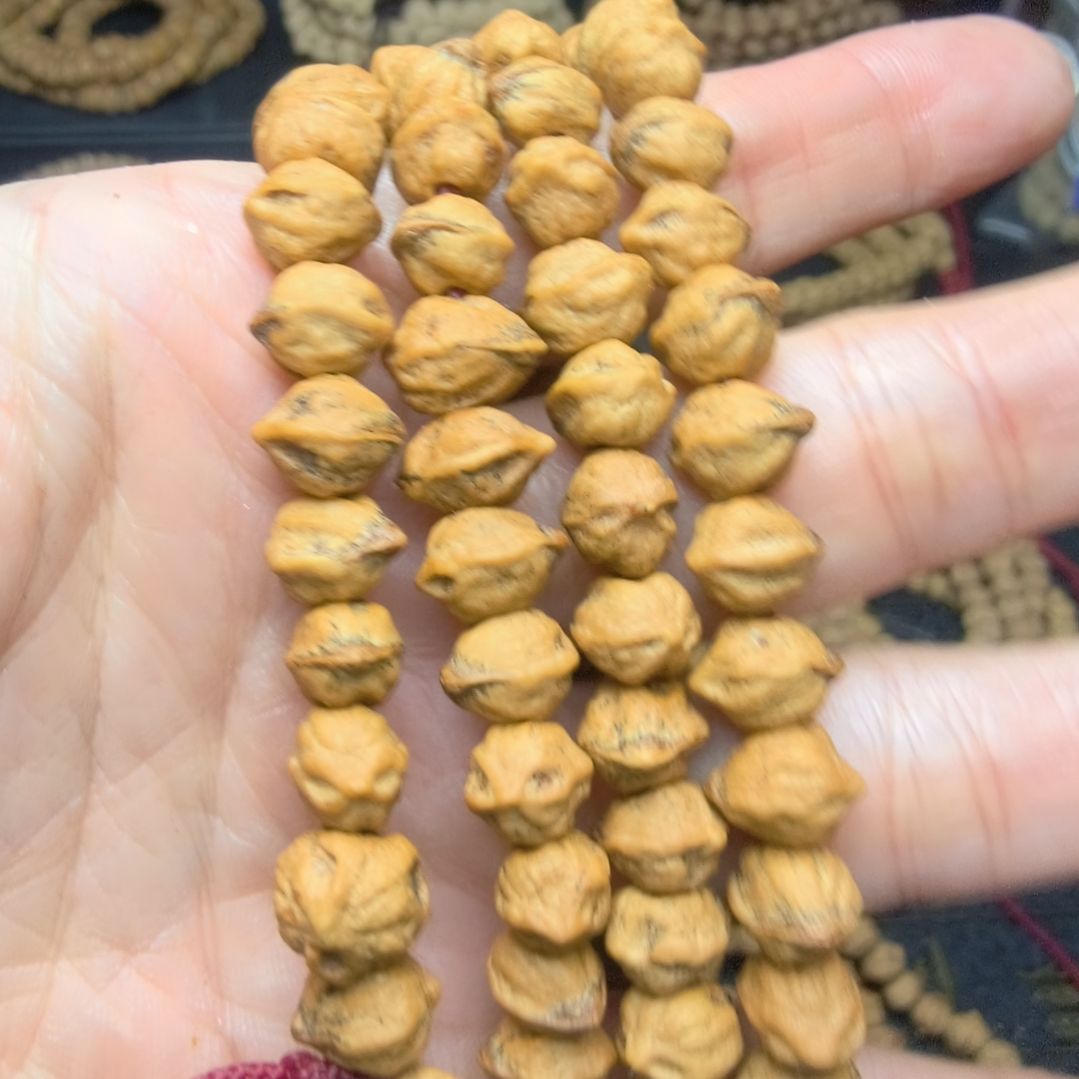 岁***月柏香籽/百香籽吊坠热振原桩横打红芽口