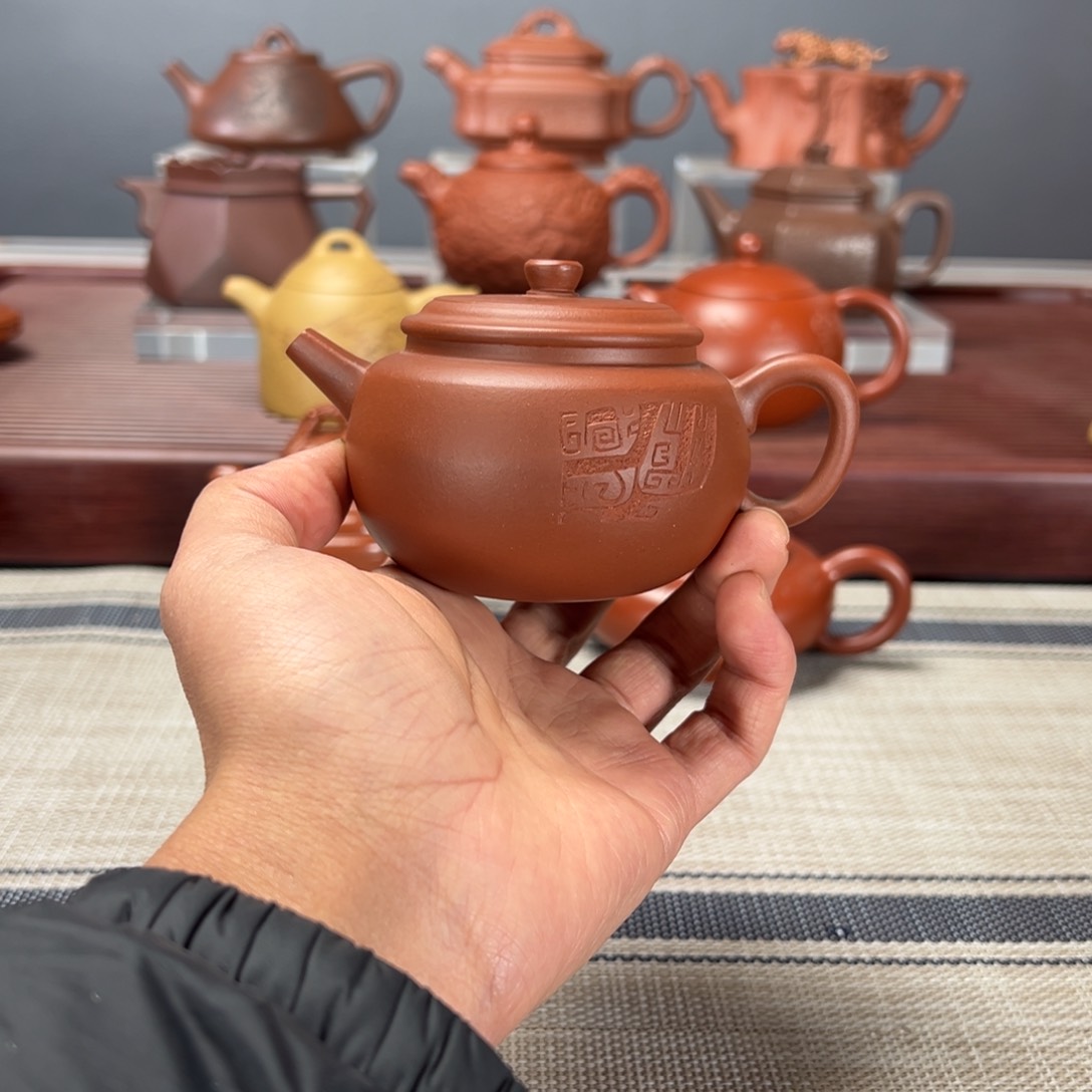 紫砂茶壶禾饮150CC底槽清
