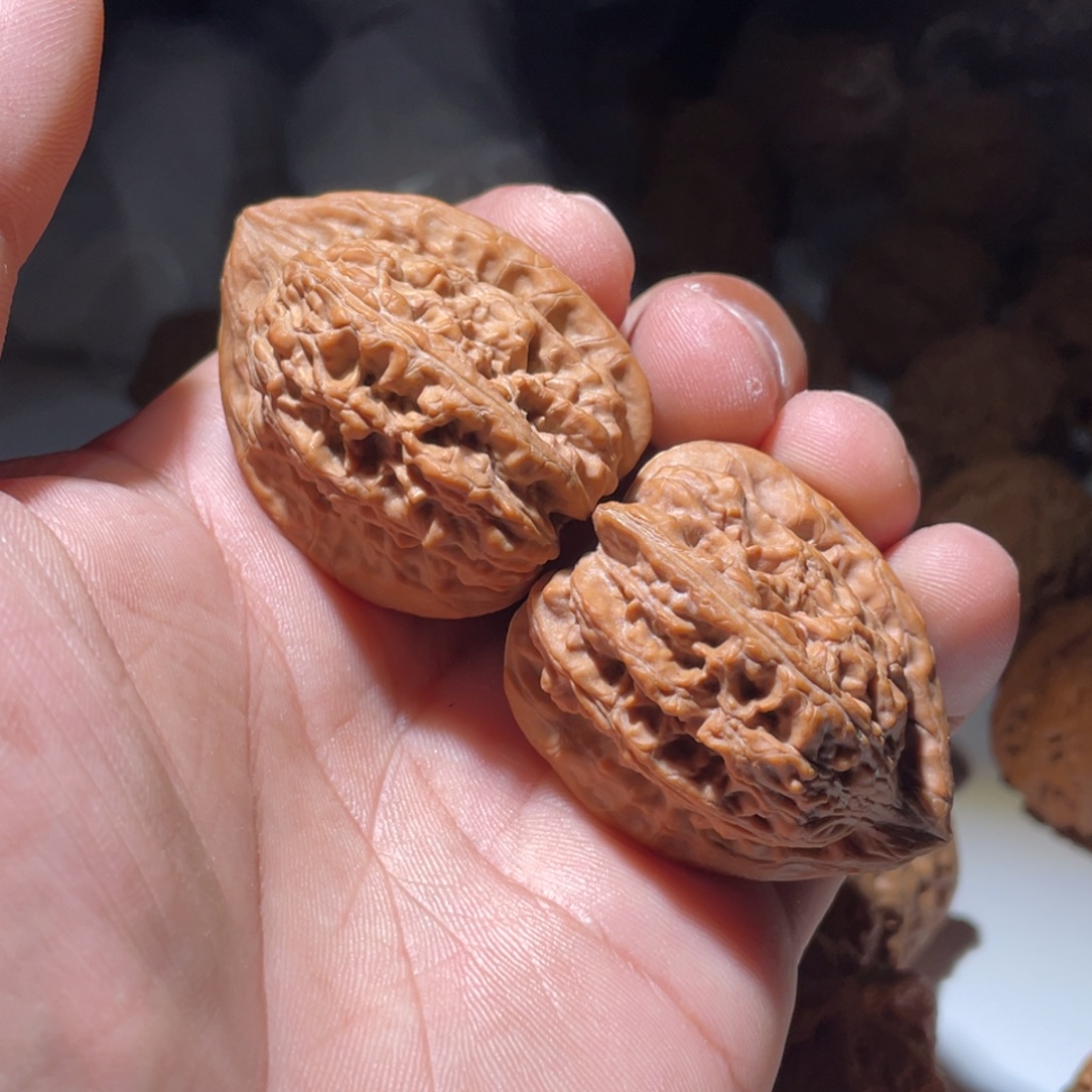 吊坠文玩核桃赤龙鸡心