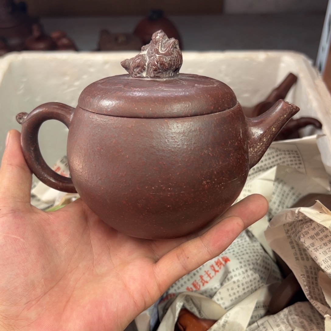 茶壶紫砂宜兴原矿紫砂壶400毫升容量