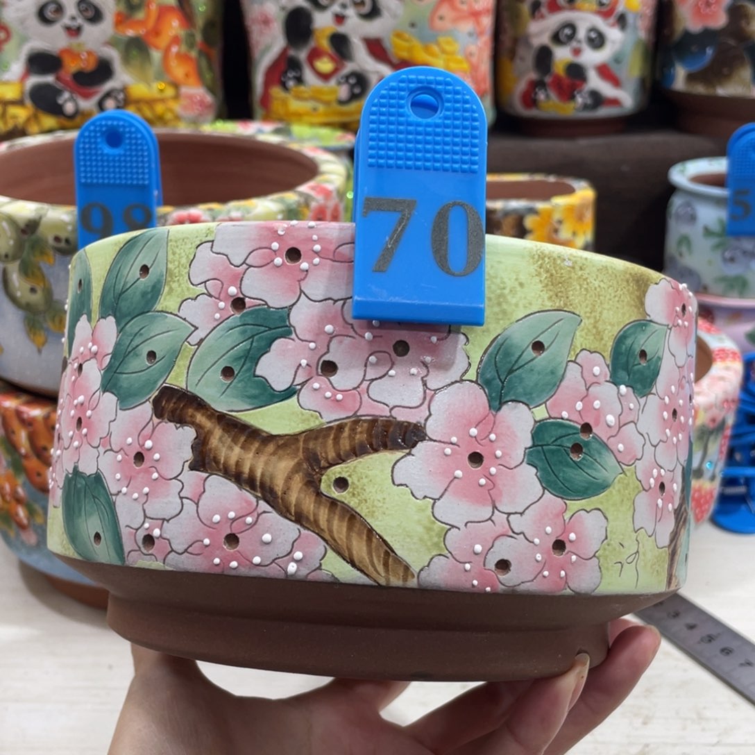 红陶多肉花盆特价微瑕