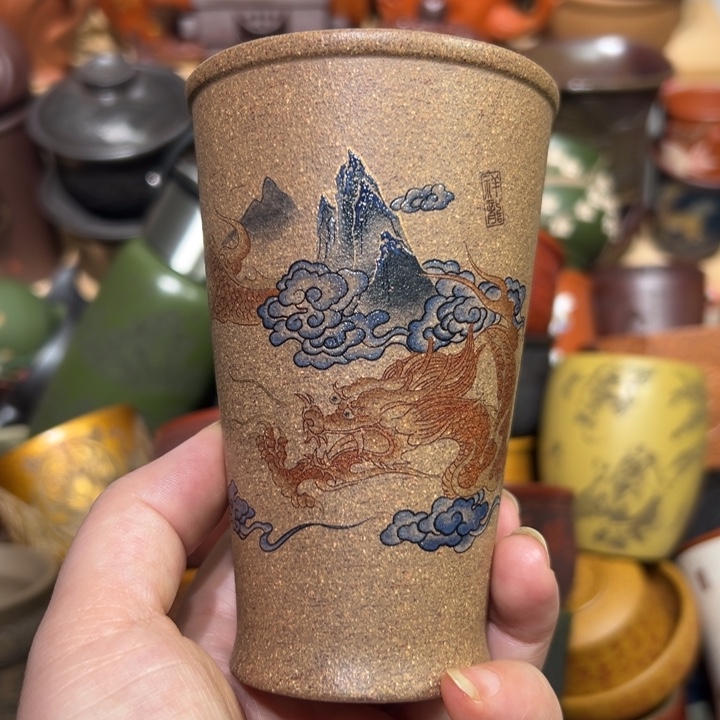 茶杯紫砂宜兴紫砂主人杯