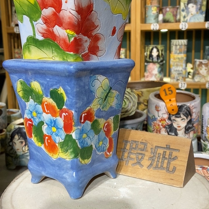 红陶景德镇艺术手绘作品