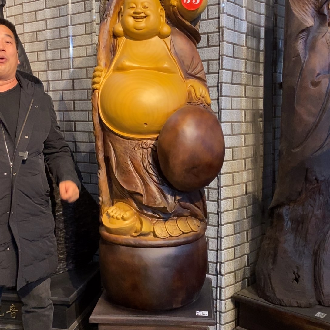 人***天香樟木弥勒不包入户