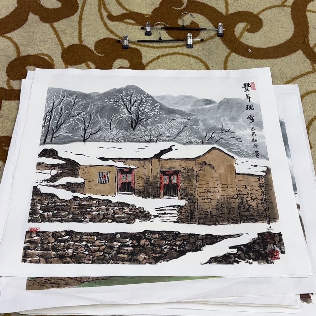 国画国画老师作品刘