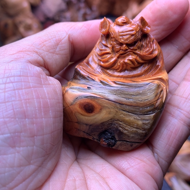 柏木（崖柏）崖柏陈化料手把件