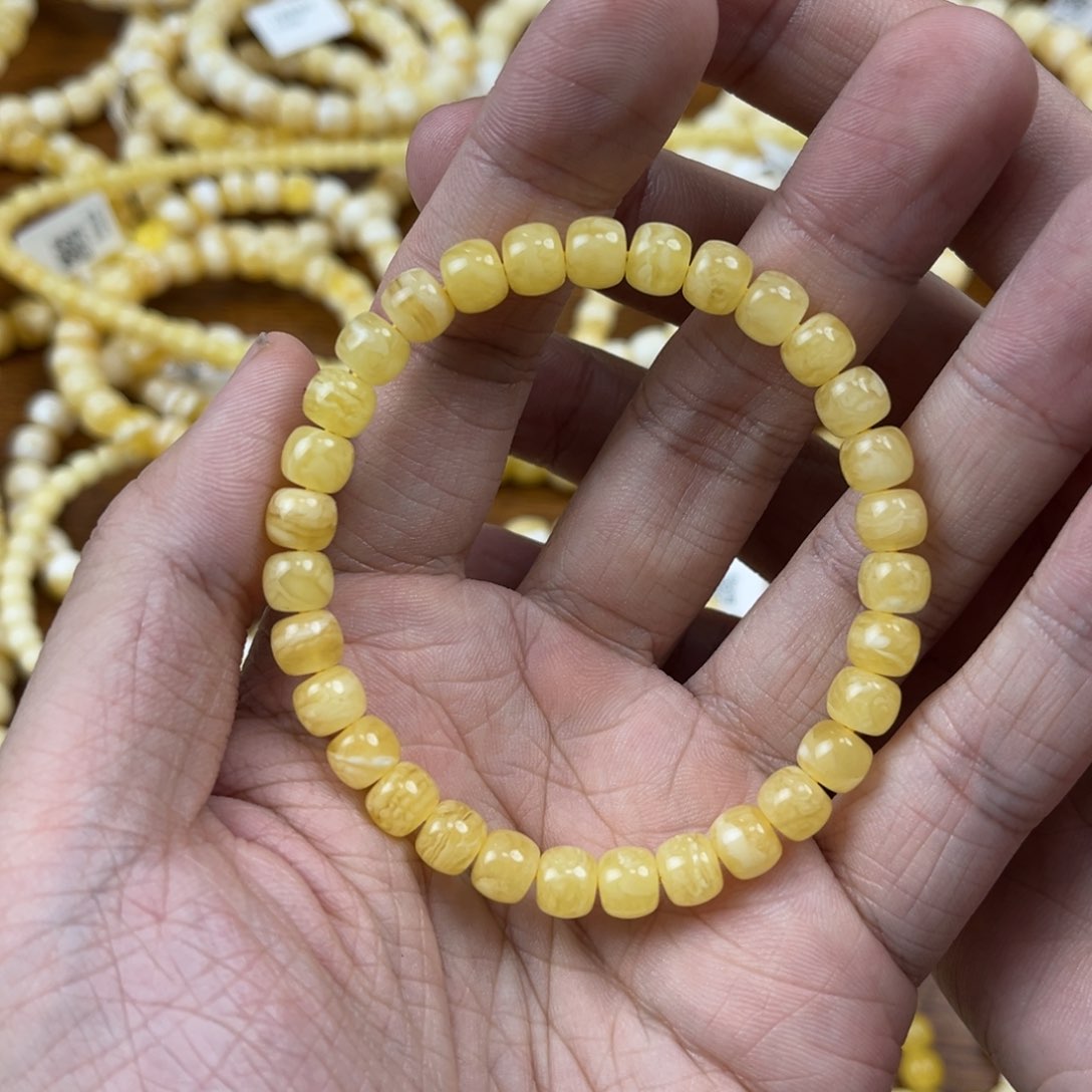 蜜蜡手串未镶嵌蜜蜡手串7mm
