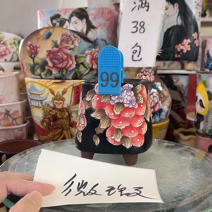 景德镇市手绘花盆性价比超级无敌高