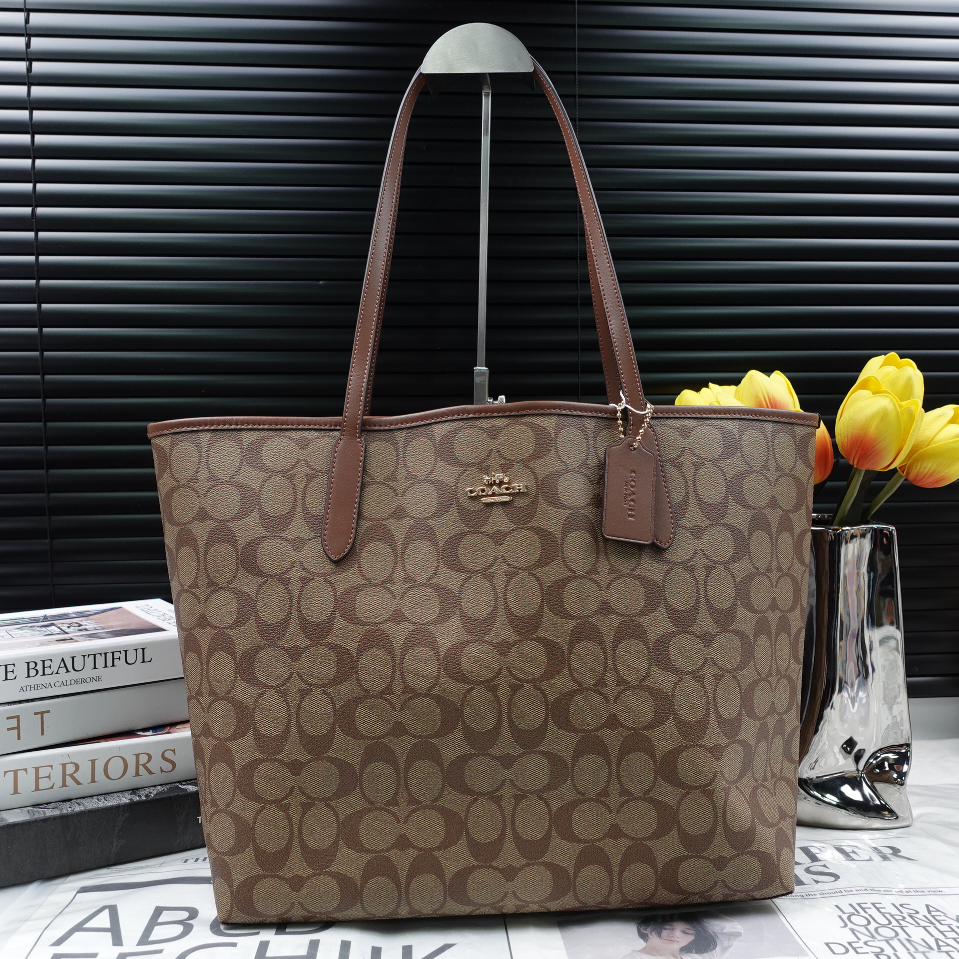 95新 COACH/蔻驰 单肩包/T10335877