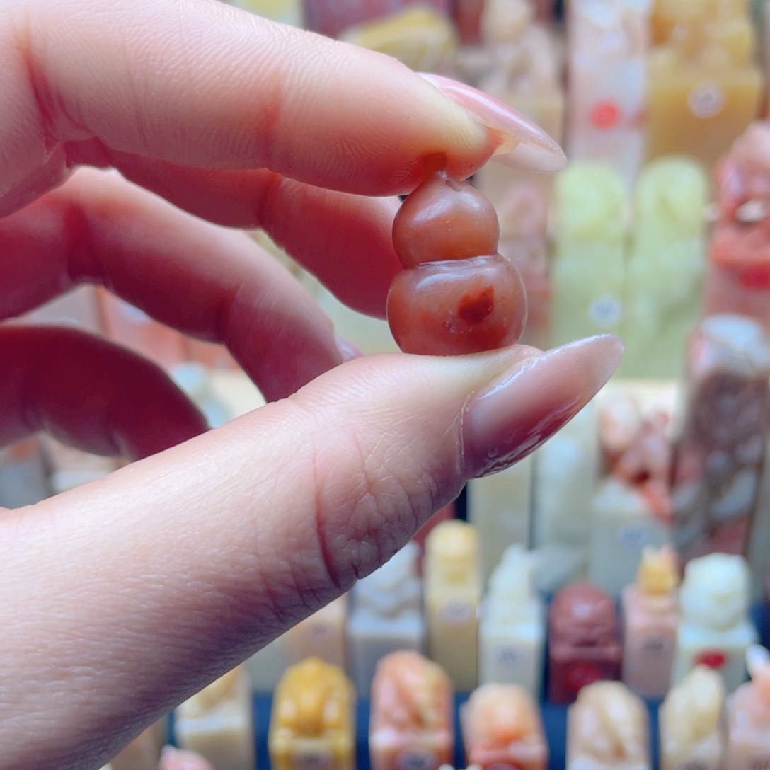 寿山石禄**扶寿山石手工篆刻