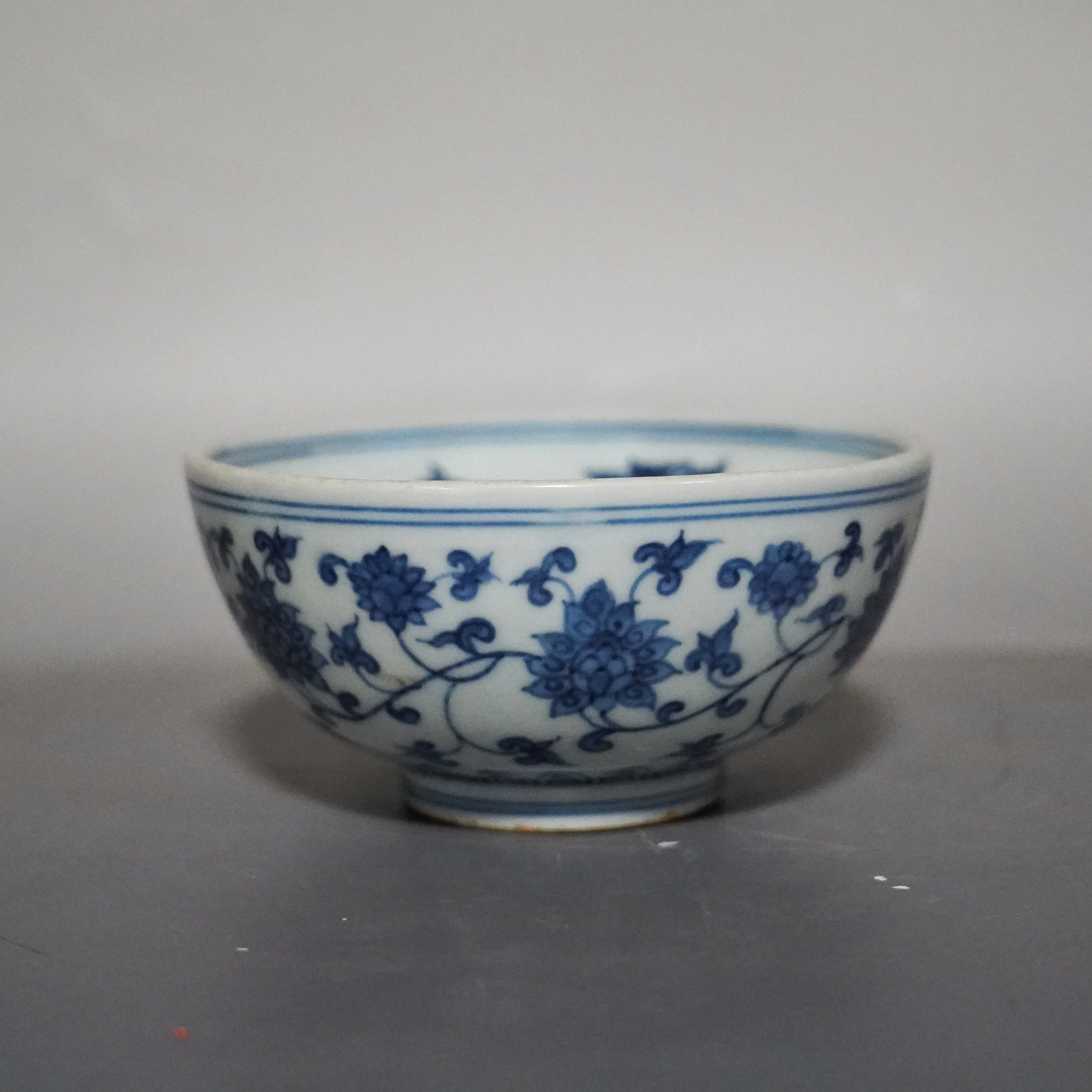 文华藏珍第226期拍品 5 万历 青花缠枝莲纹诸葛碗