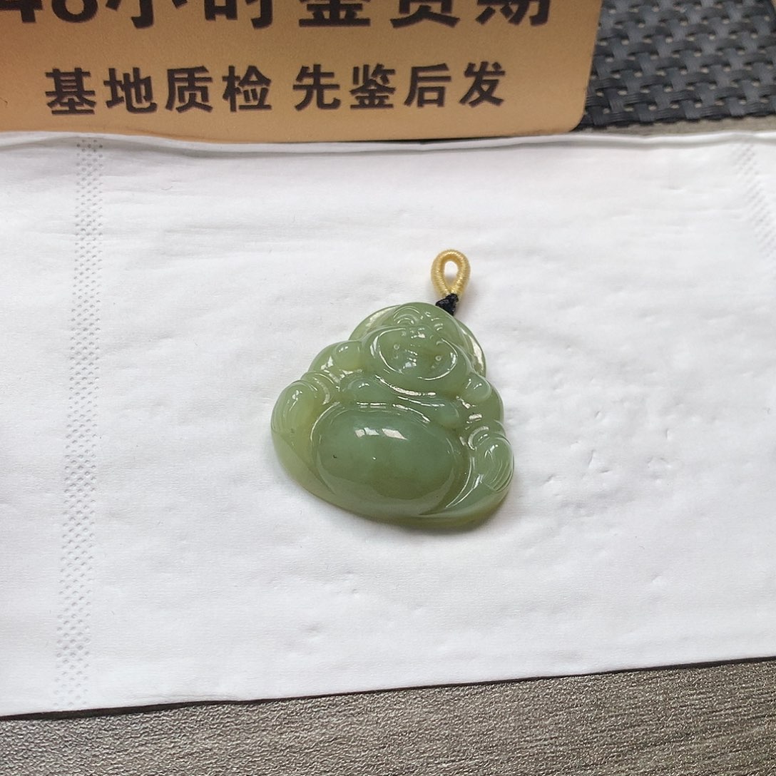 颈饰未镶嵌和田玉M****k佛