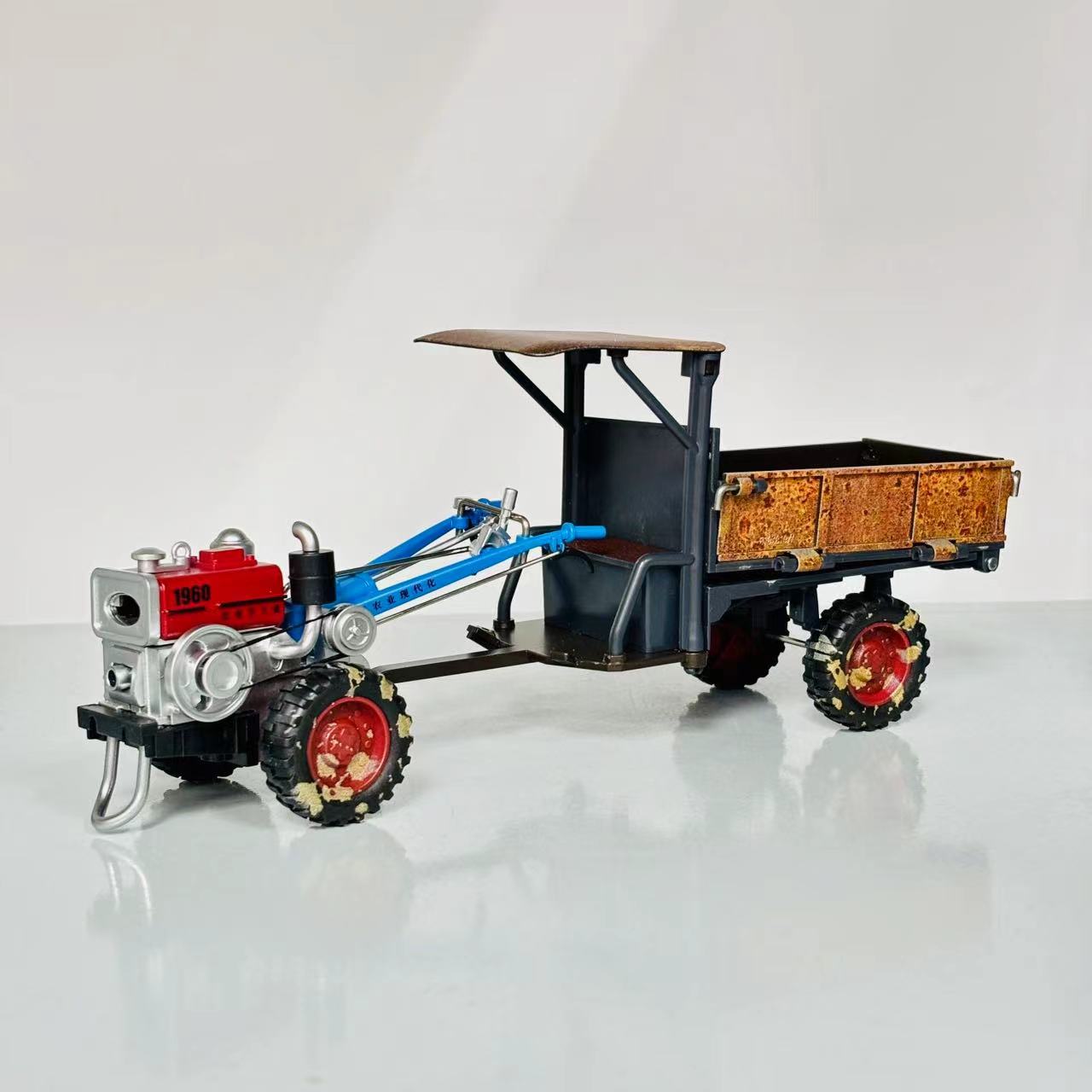 大号合金声光仿真复古拖拉机