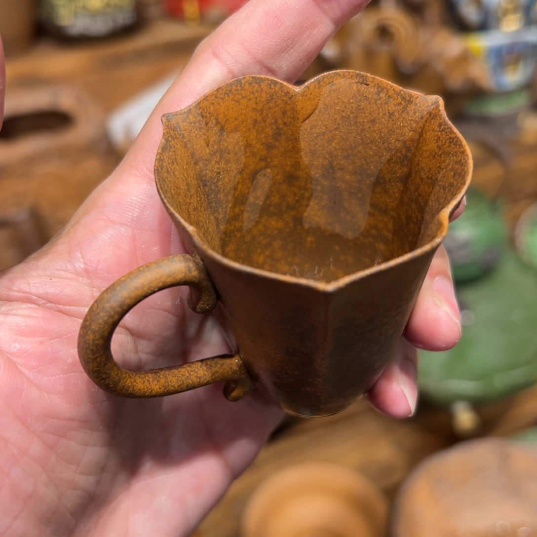 复古风格老陶泥系列茶盘茶具摆件