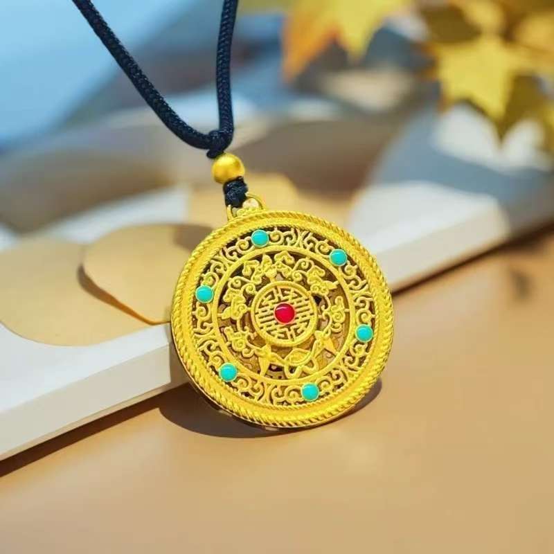 古法工艺五福圆满创意饰品