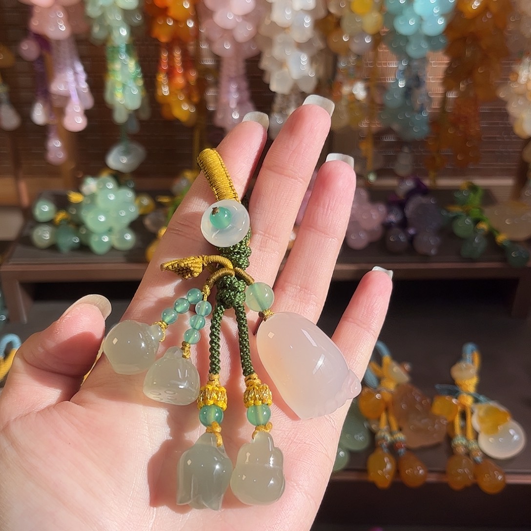 玛瑙/玉髓未镶嵌车挂