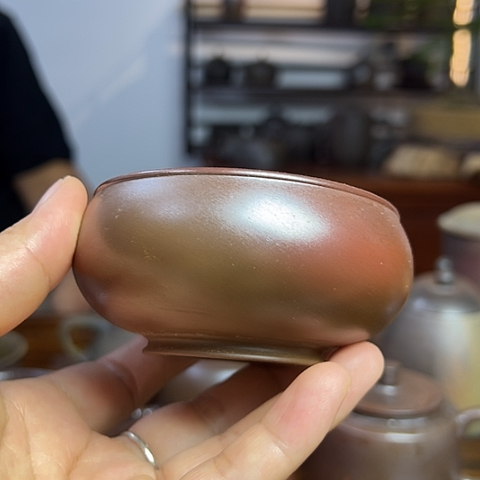 戬谷龙窑柴烧茶杯35
