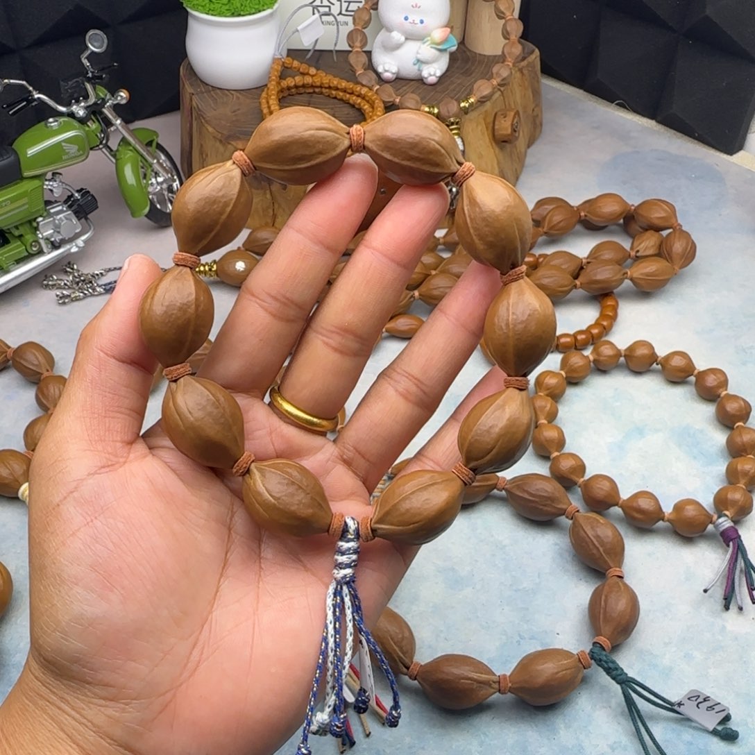 虎***宝手串/手链橄榄核1827尺寸梅林铁核