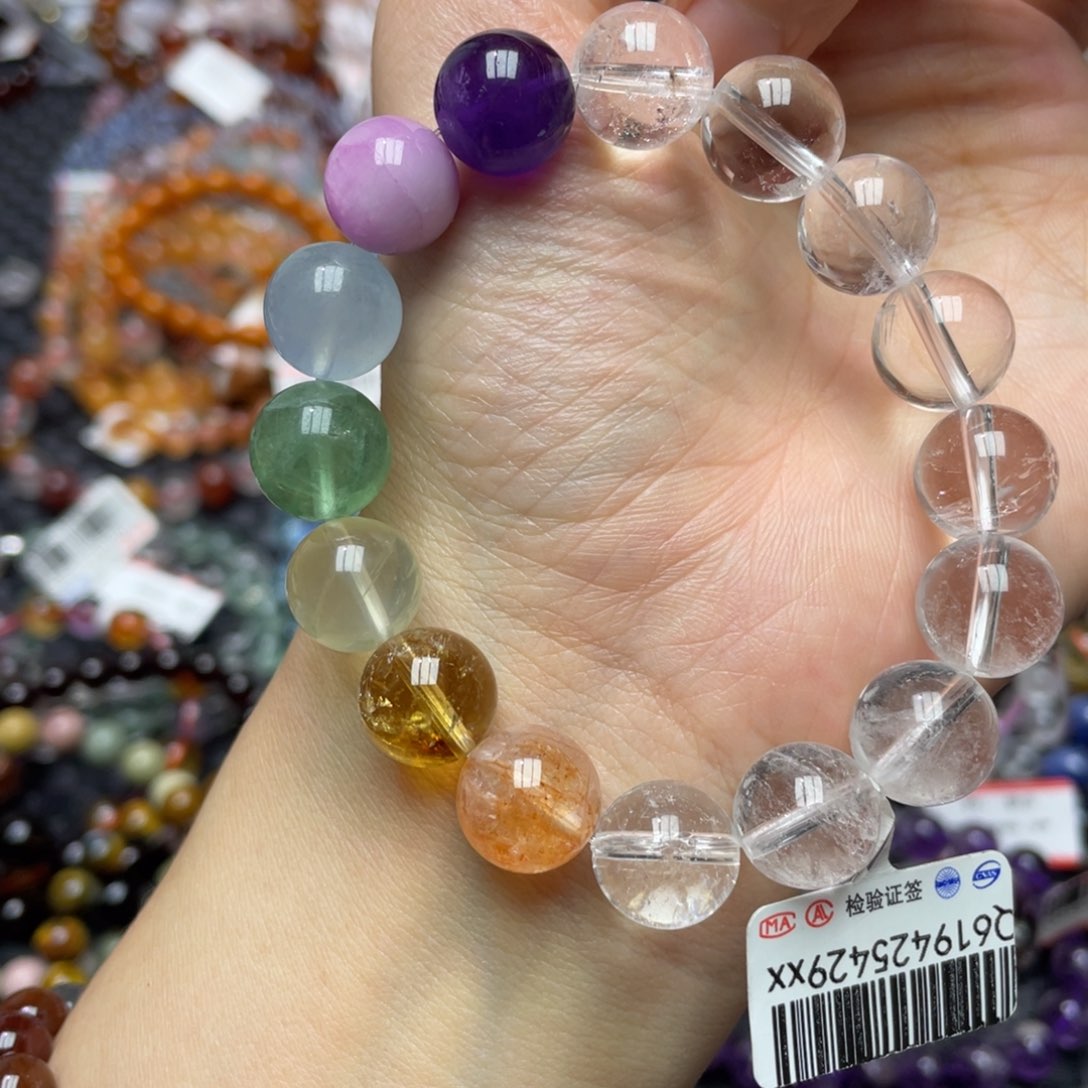 水晶手链未镶嵌手串