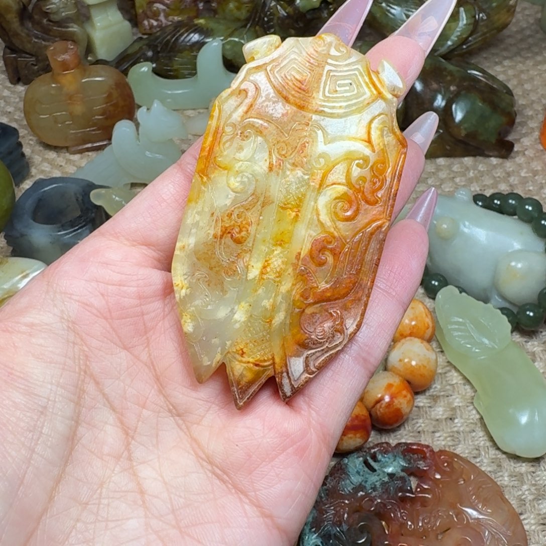 吊坠白玉菩提挂件