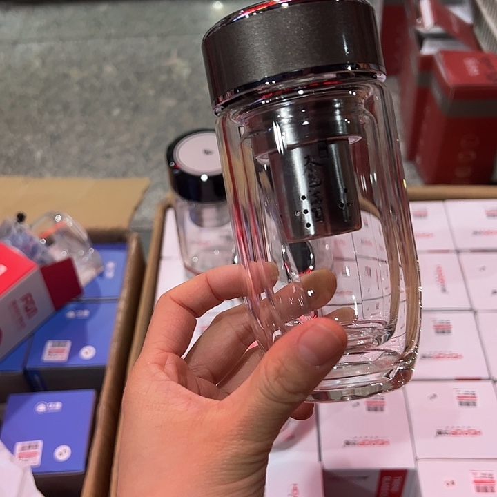 水晶贵族玻璃杯190栗色玻璃杯872-2没有盒子