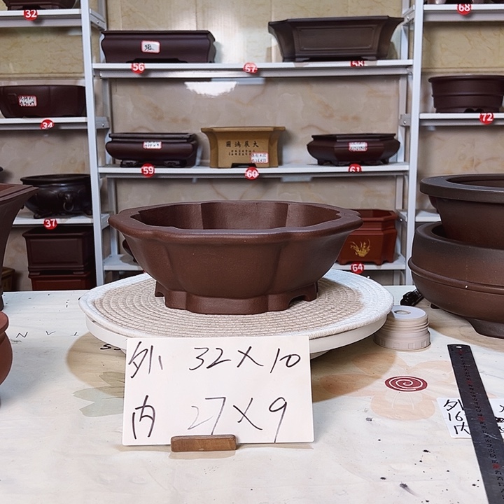 紫砂花盆紫砂花盆