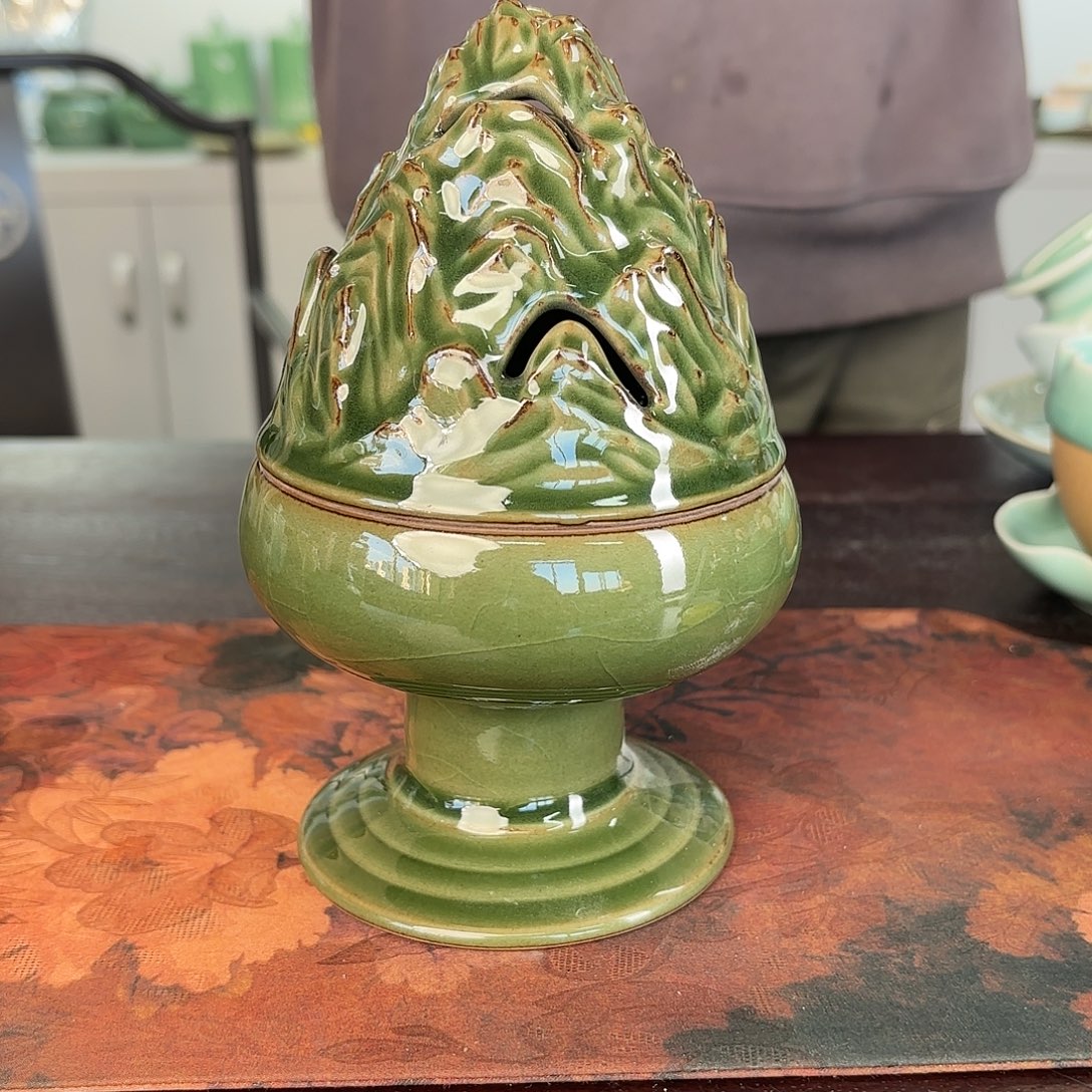 龙泉云间青瓷小米茶器