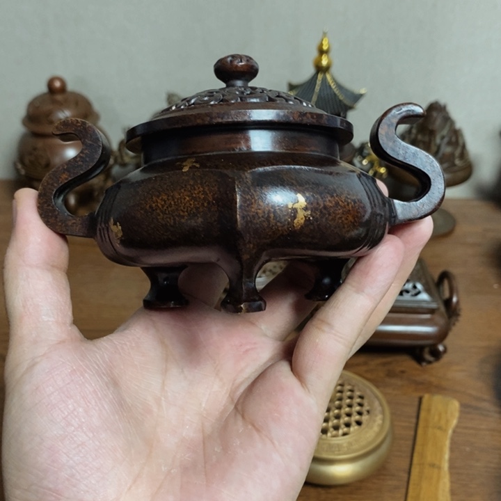铜盛世铜炉铜器香炉工艺品